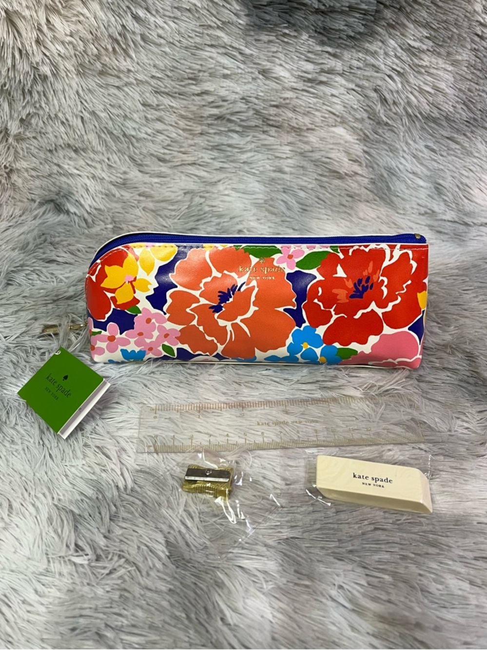 Kate Spade Multicolor Floral Pencil case